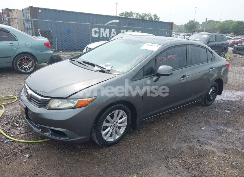 Photo 2 of 2012 Honda Civic EX (VIN 19XFB2F89CE071030)