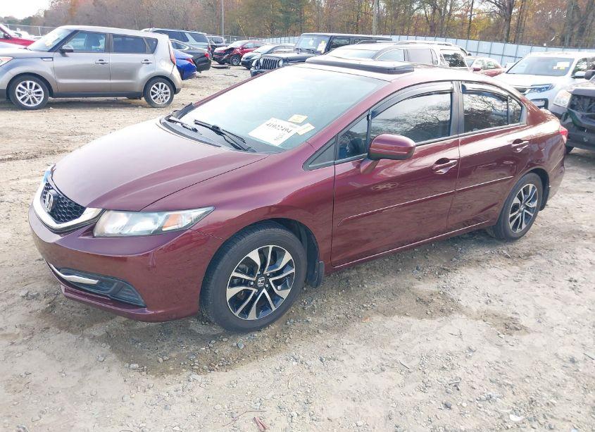 Photo 2 of 2014 Honda Civic EX (VIN 19XFB2F8XEE006058)