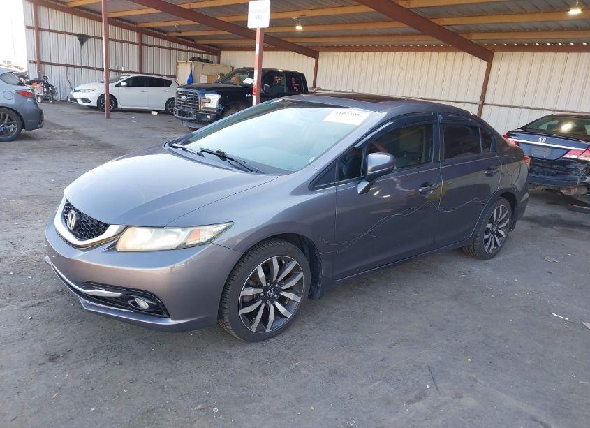 Photo 2 of 2015 Honda Civic EX-L (VIN 19XFB2F90FE038737)