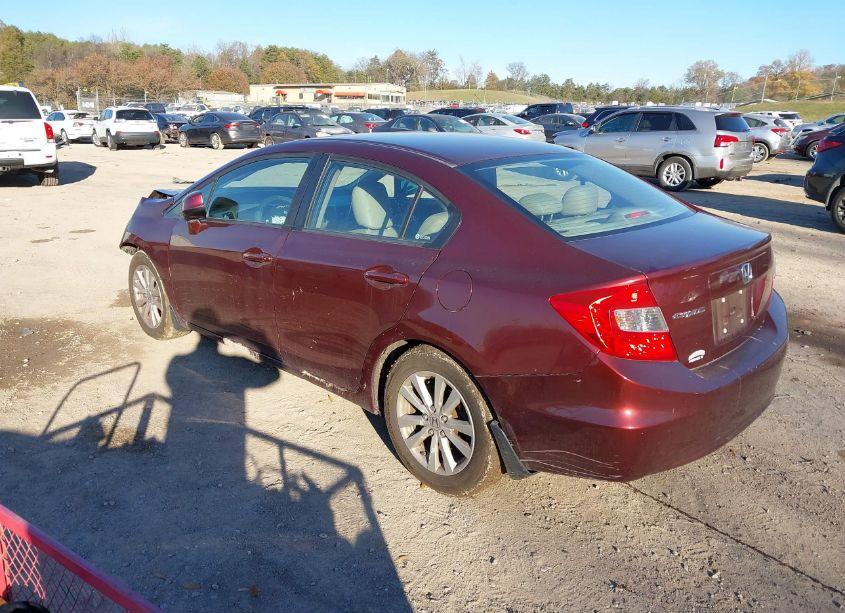 Photo 3 of 2012 Honda Civic EX-L (VIN 19XFB2F91CE000512)