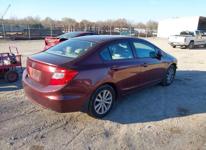 Photo 4 of 2012 Honda Civic EX-L (VIN 19XFB2F91CE000512)