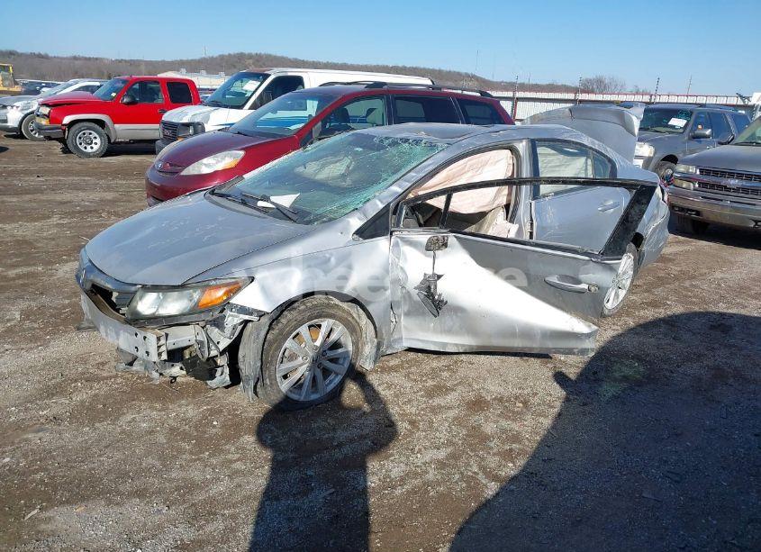 Photo 2 of 2012 Honda Civic SDN EX-L (VIN 19XFB2F91CE041805)