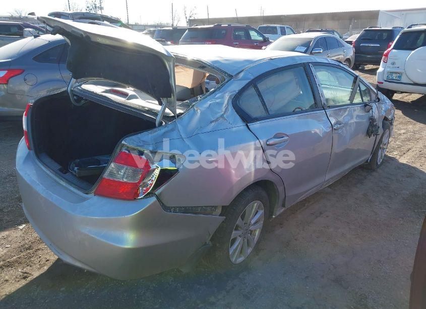 Photo 4 of 2012 Honda Civic SDN EX-L (VIN 19XFB2F91CE041805)