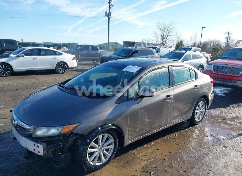 Photo 2 of 2012 Honda Civic EX-L (VIN 19XFB2F91CE047247)