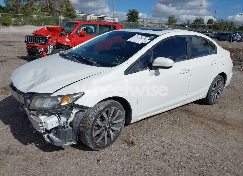 Photo 2 of 2015 Honda Civic EX-L (VIN 19XFB2F92FE035628)