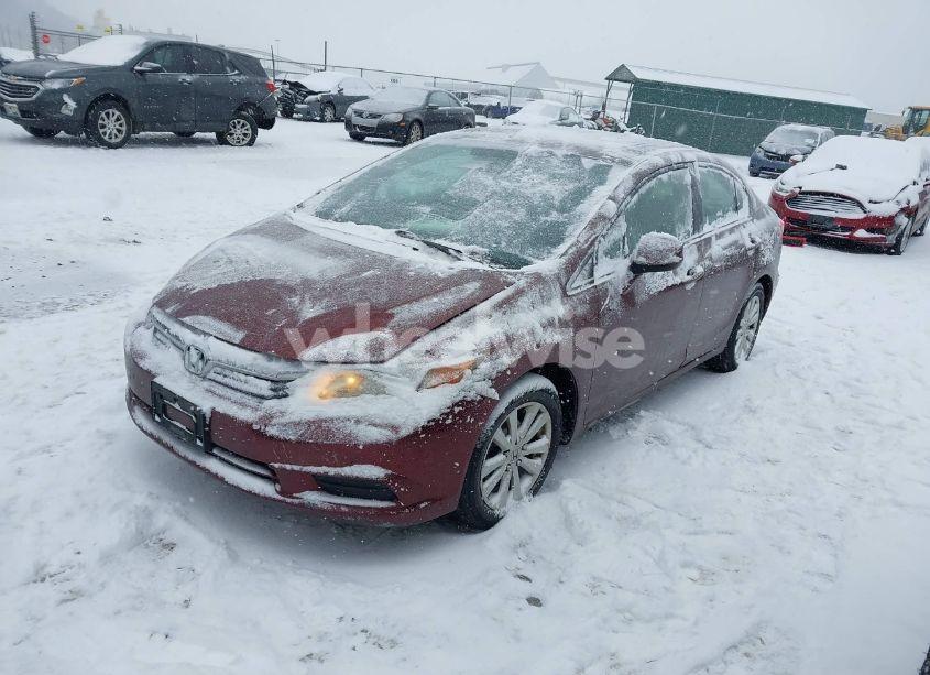 Photo 2 of 2012 Honda Civic SDN EX-L (VIN 19XFB2F93CE024052)