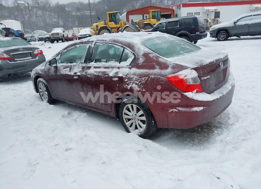 Photo 3 of 2012 Honda Civic SDN EX-L (VIN 19XFB2F93CE024052)