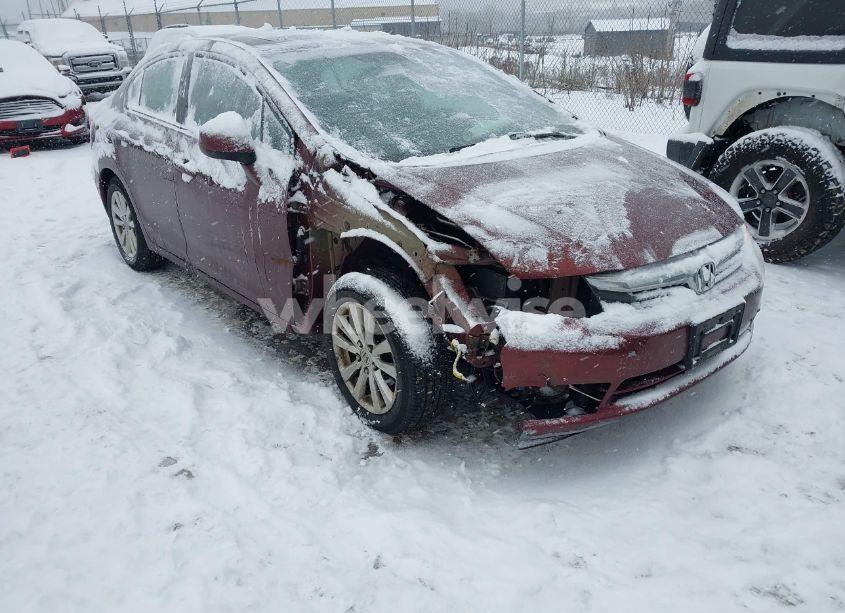 Photo 6 of 2012 Honda Civic SDN EX-L (VIN 19XFB2F93CE024052)