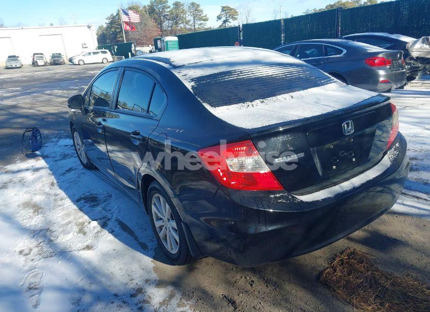 Photo 3 of 2012 Honda Civic SDN EX-L (VIN 19XFB2F93CE026299)