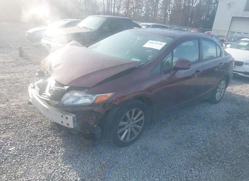 Photo 2 of 2012 Honda Civic EX-L (VIN 19XFB2F94CE343850)