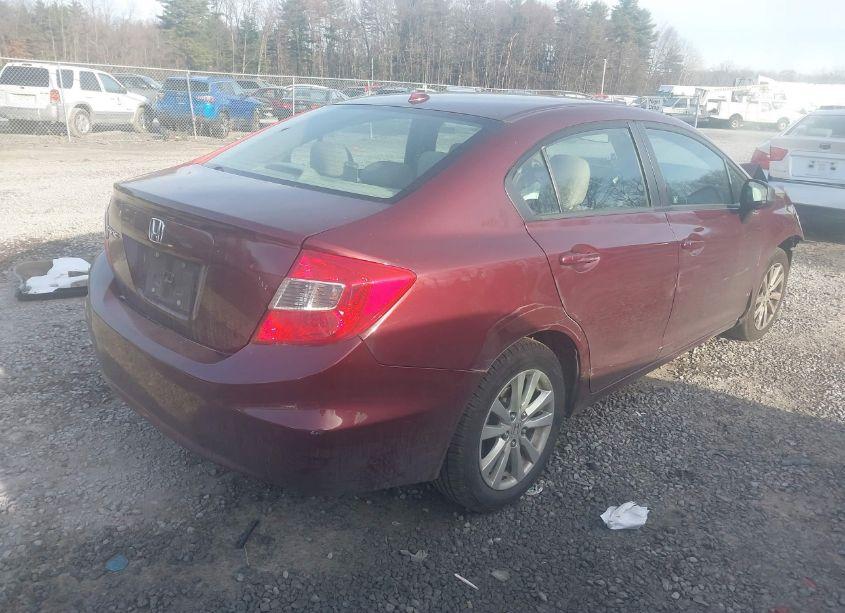 Photo 4 of 2012 Honda Civic EX-L (VIN 19XFB2F94CE343850)