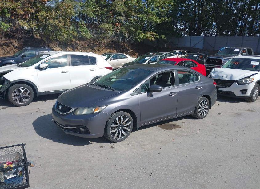 Photo 2 of 2014 Honda Civic EX-L (VIN 19XFB2F95EE006025)