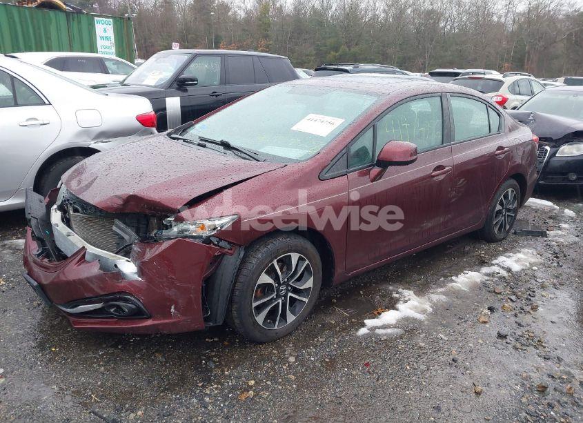 Photo 2 of 2013 Honda Civic EX-L (VIN 19XFB2F96DE257067)