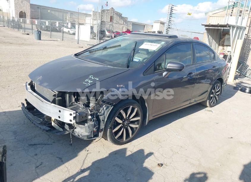 Photo 2 of 2015 Honda Civic EX-L (VIN 19XFB2F97FE074697)