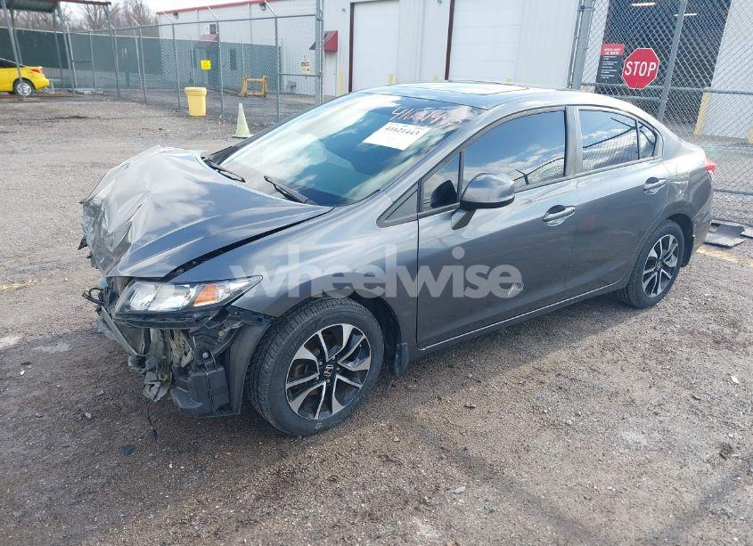 Photo 2 of 2013 Honda Civic EX-L (VIN 19XFB2F98DE017714)