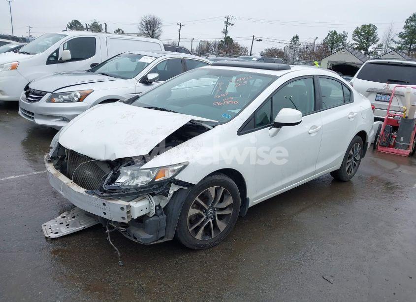 Photo 2 of 2013 Honda Civic EX-L (VIN 19XFB2F98DE061390)