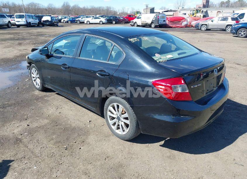 Photo 3 of 2012 Honda Civic EX-L (VIN 19XFB2F99CE311430)