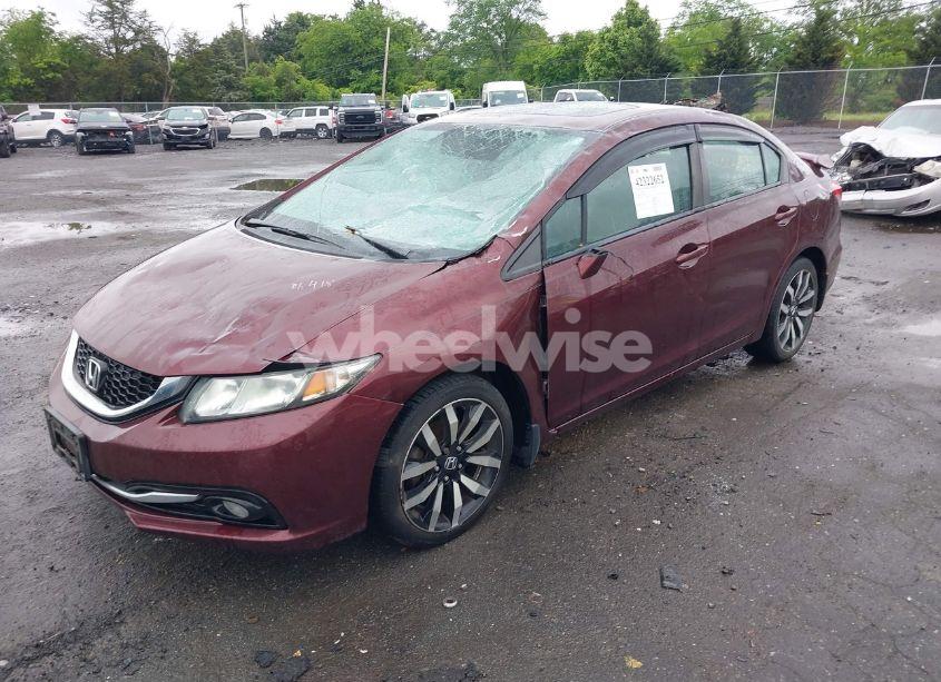 Photo 2 of 2015 Honda Civic EX-L (VIN 19XFB2F99FE034248)