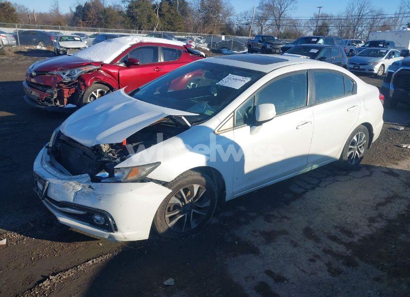 Photo 2 of 2013 Honda Civic EX-L (VIN 19XFB2F9XDE232608)