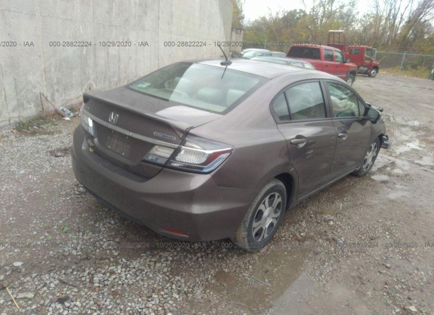 Photo 4 of 2014 Honda Civic HYBRID (VIN 19XFB4F20EE000745)