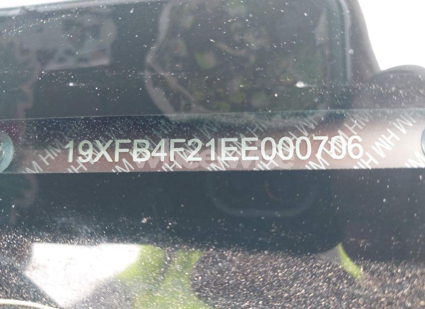 Photo 9 of 2014 Honda Civic HYBRID (VIN 19XFB4F21EE000706)