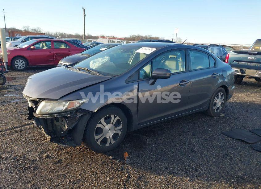 Photo 2 of 2014 Honda Civic HYBRID (VIN 19XFB4F26EE001916)