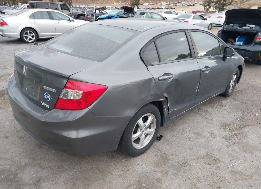 Photo 4 of 2012 Honda Civic NATURAL GAS (VIN 19XFB5F51CE000458)