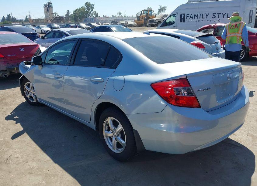 Photo 3 of 2012 Honda Civic NATURAL GAS (VIN 19XFB5F52CE002509)