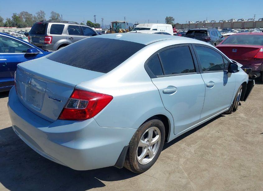 Photo 4 of 2012 Honda Civic NATURAL GAS (VIN 19XFB5F52CE002509)