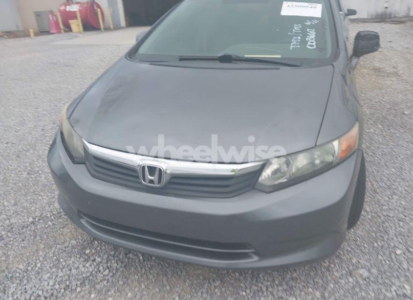 Photo 12 of 2012 Honda Civic SDN CNG/NATURAL GAS (VIN 19XFB5F53CE003667)