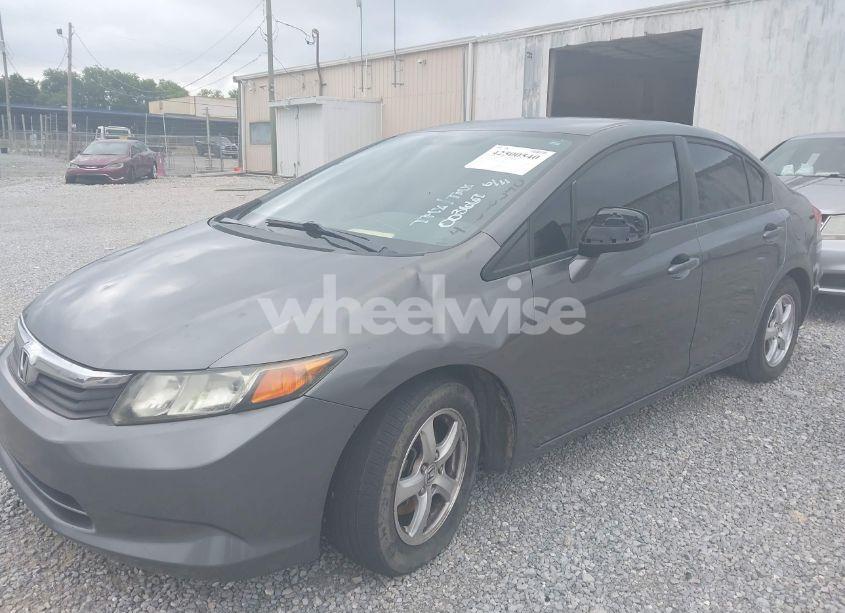 Photo 2 of 2012 Honda Civic SDN CNG/NATURAL GAS (VIN 19XFB5F53CE003667)