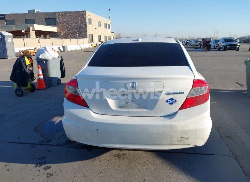 Photo 16 of 2012 Honda Civic SDN CNG/NATURAL GAS (VIN 19XFB5F56CE000231)