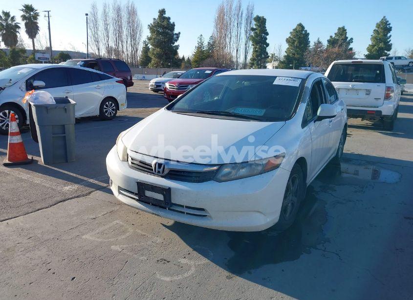 Photo 2 of 2012 Honda Civic SDN CNG/NATURAL GAS (VIN 19XFB5F56CE000231)