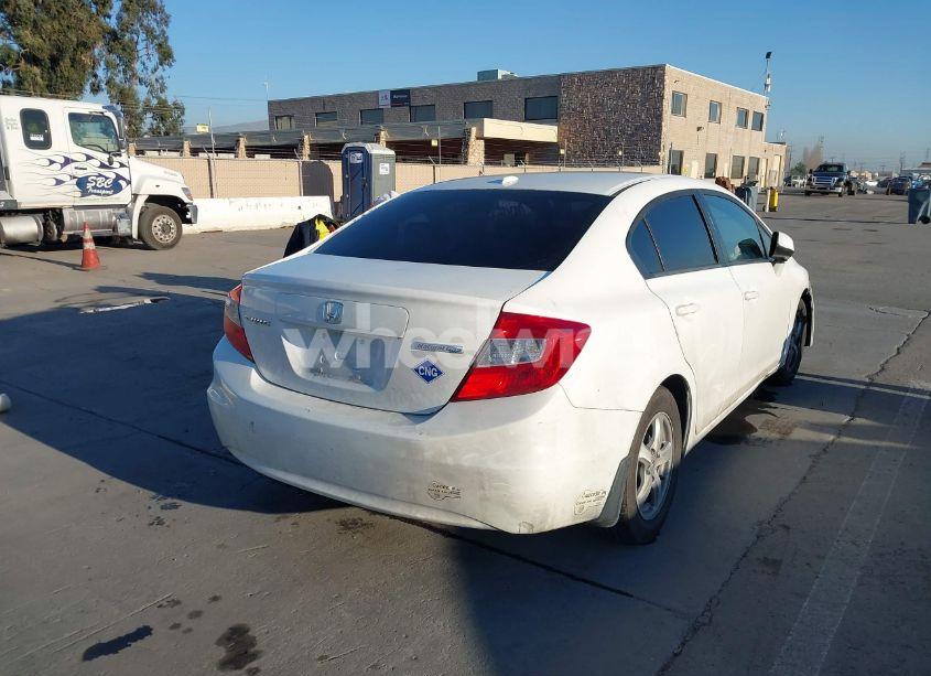 Photo 4 of 2012 Honda Civic SDN CNG/NATURAL GAS (VIN 19XFB5F56CE000231)