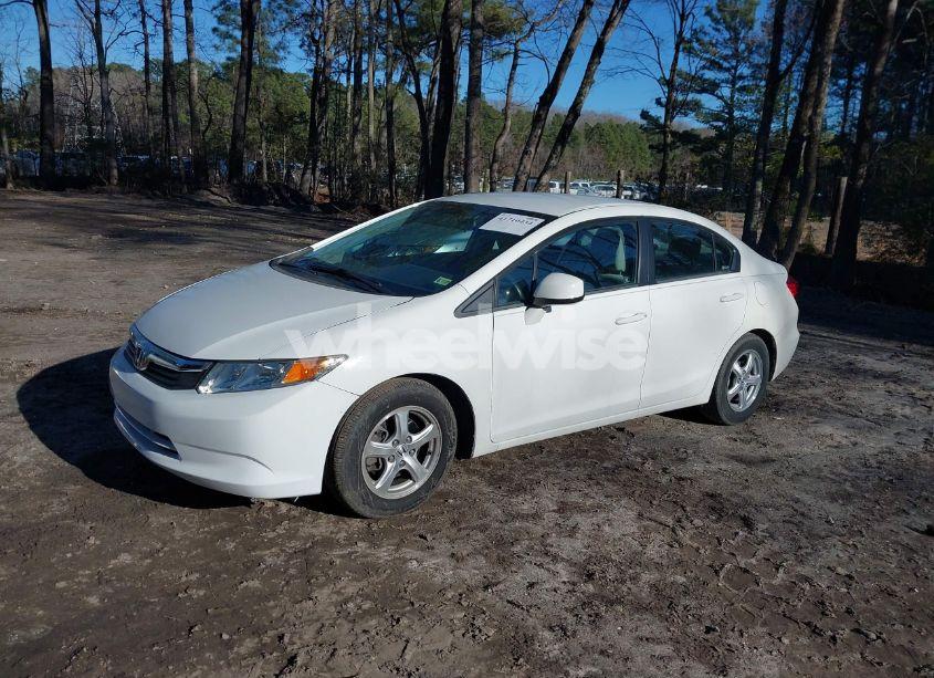 Photo 2 of 2012 Honda Civic NATURAL GAS (VIN 19XFB5F59CE001969)