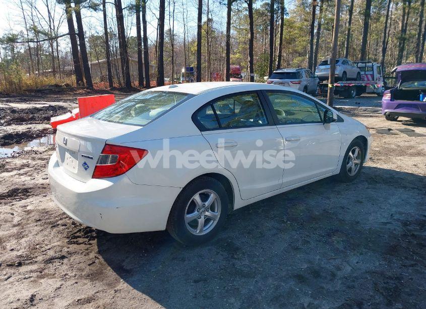 Photo 4 of 2012 Honda Civic NATURAL GAS (VIN 19XFB5F59CE001969)