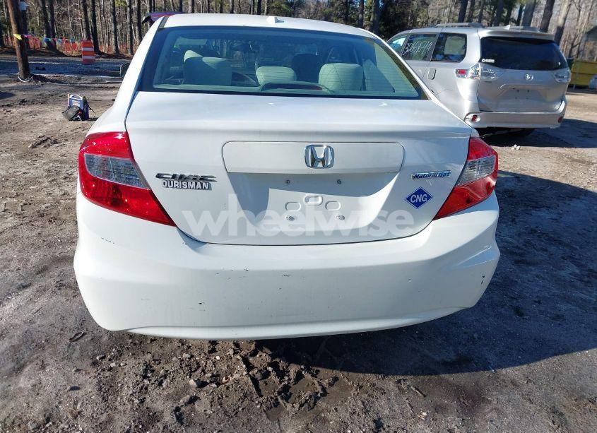 Photo 6 of 2012 Honda Civic NATURAL GAS (VIN 19XFB5F59CE001969)