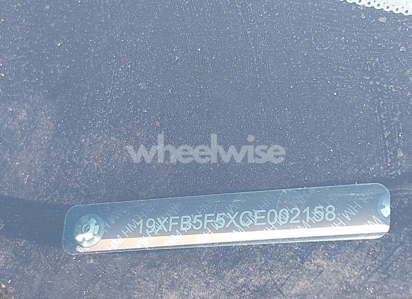 Photo 9 of 2012 Honda Civic NATURAL GAS (VIN 19XFB5F5XCE002158)