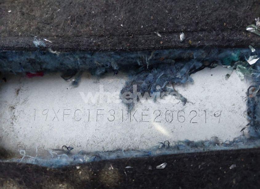 Photo 9 of 2019 Honda Civic EX (VIN 19XFC1F31KE206219)