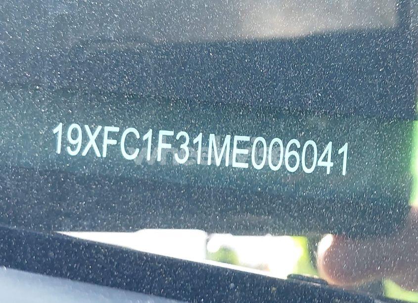 Photo 9 of 2021 Honda Civic EX (VIN 19XFC1F31ME006041)