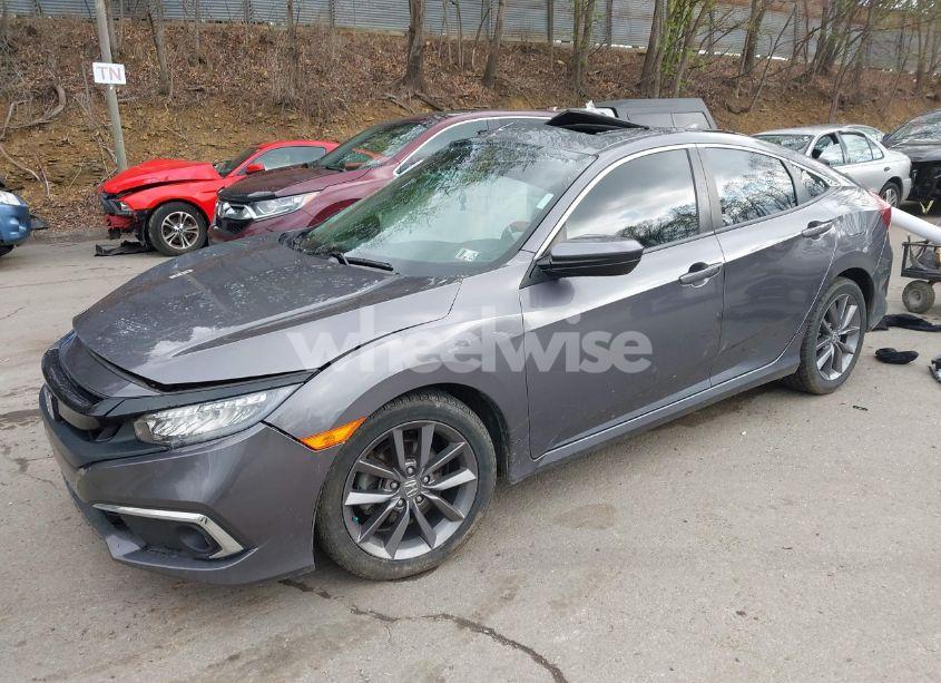 Photo 2 of 2019 Honda Civic EX (VIN 19XFC1F35KE016973)