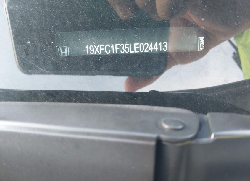 Photo 9 of 2020 Honda Civic EX (VIN 19XFC1F35LE024413)