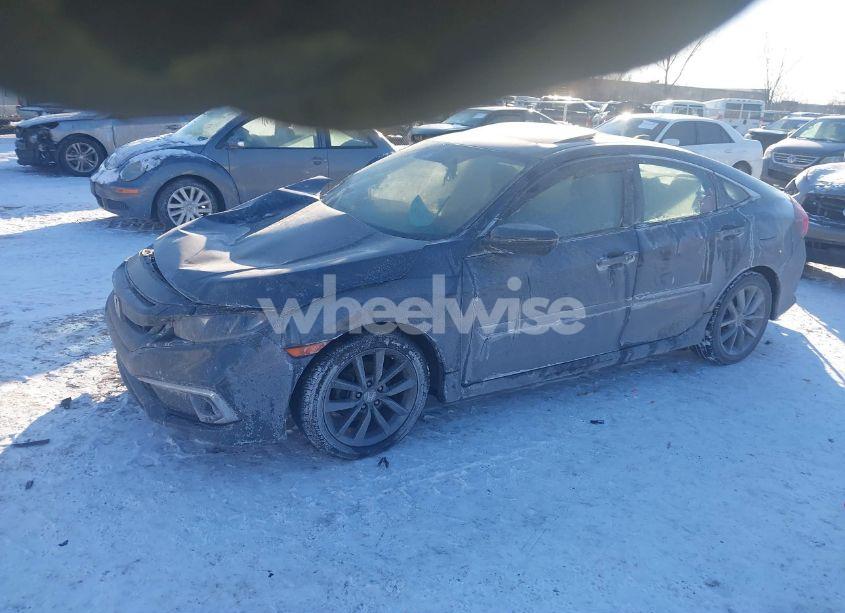 Photo 2 of 2019 Honda Civic EX (VIN 19XFC1F39KE019522)