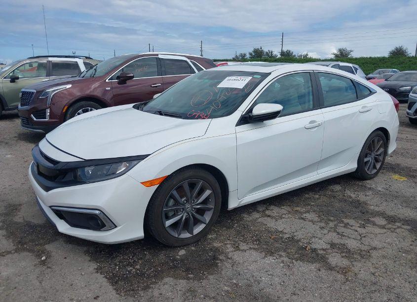 Photo 2 of 2021 Honda Civic EX (VIN 19XFC1F3XME001677)