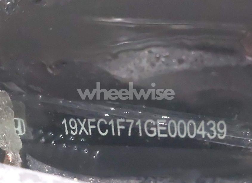 Photo 9 of 2016 Honda Civic EX-L (VIN 19XFC1F71GE000439)