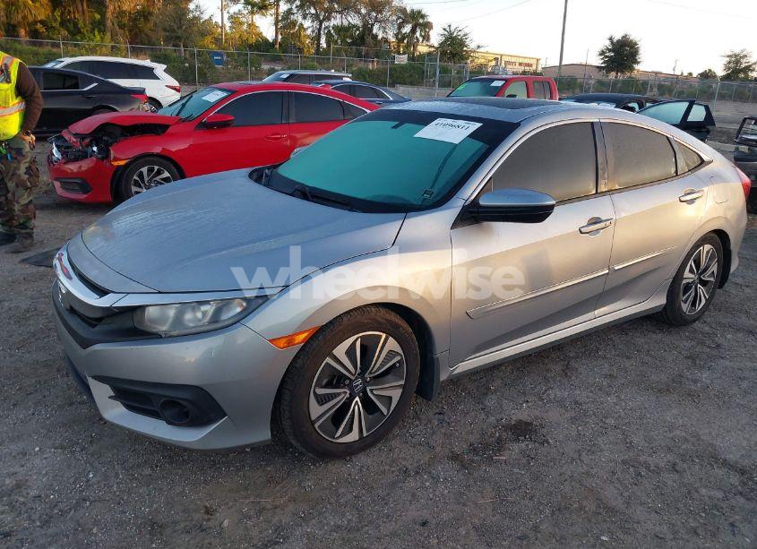 Photo 2 of 2016 Honda Civic EX-L (VIN 19XFC1F76GE020136)