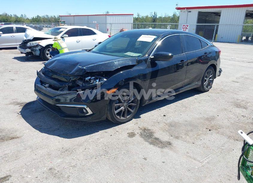 Photo 2 of 2021 Honda Civic EX-L (VIN 19XFC1F77ME008203)