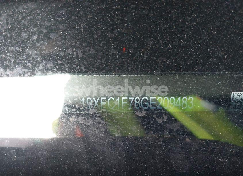 Photo 9 of 2016 Honda Civic EX-L (VIN 19XFC1F78GE209483)