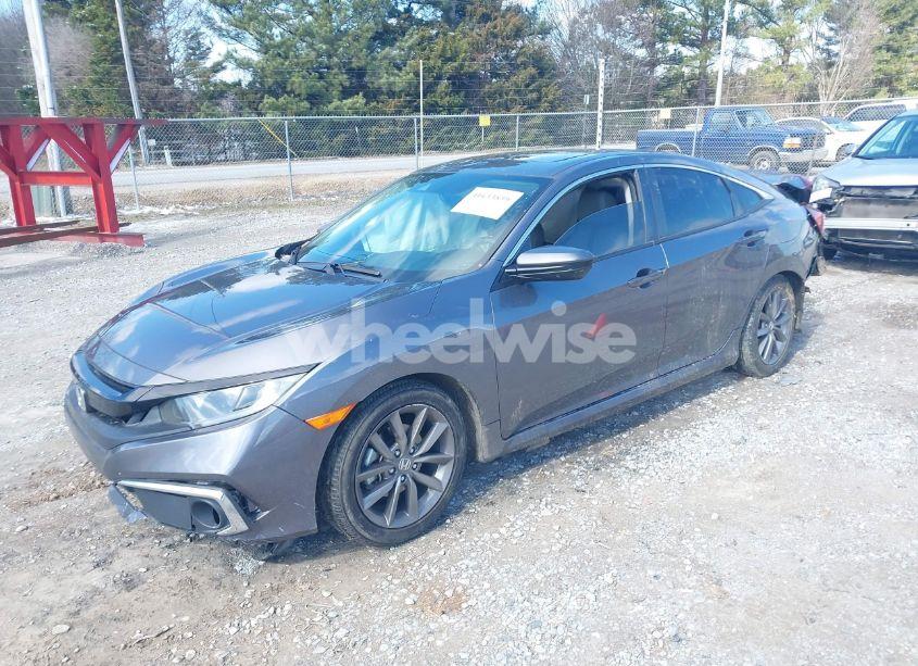 Photo 2 of 2021 Honda Civic EX-L (VIN 19XFC1F7XME009992)