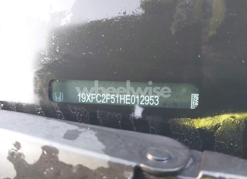 Photo 9 of 2017 Honda Civic LX (VIN 19XFC2F51HE012953)